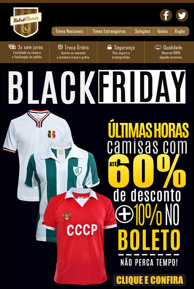 promoção de camisas